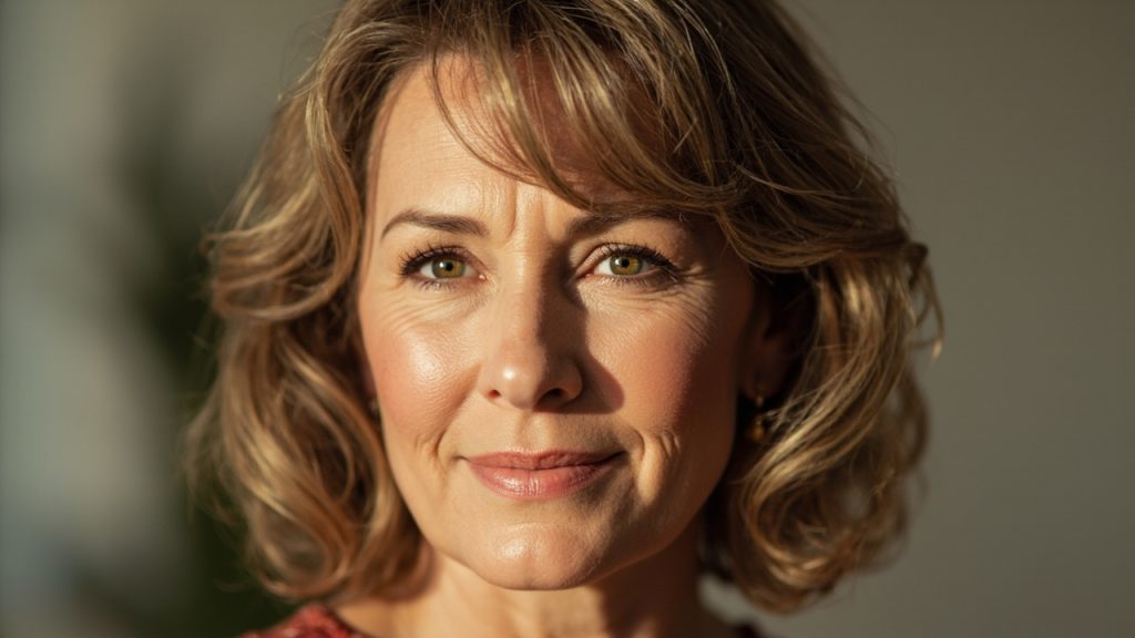 coupe de cheveux mi longs femme 40 ans: look chic et facile