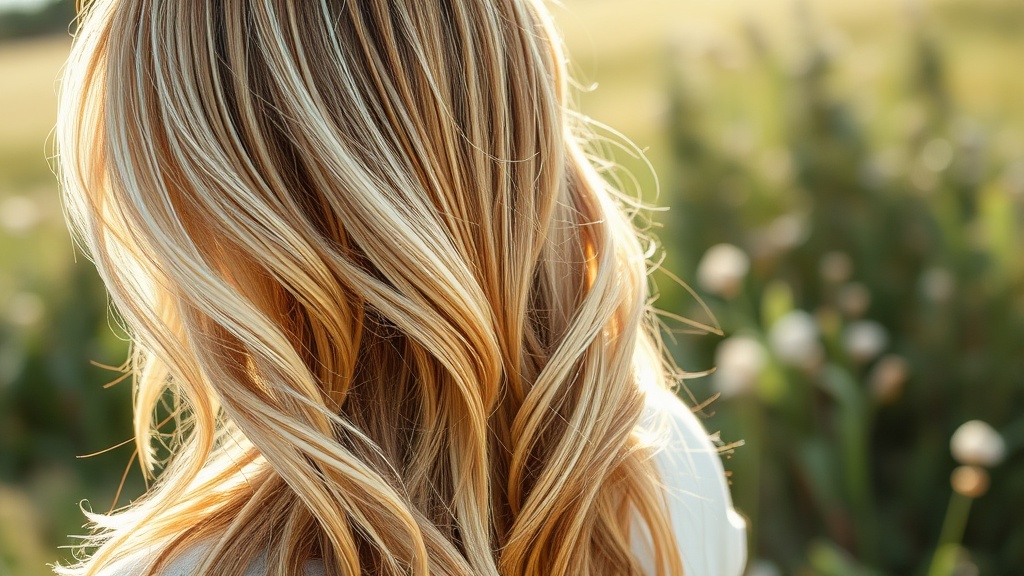 balayage miel sur cheveux ch tain clair