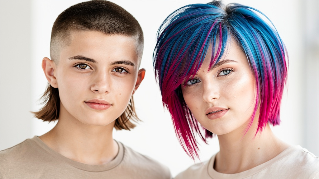 Buzz cut mullet et mulet coloré : deux options à ne pas sous-estimer