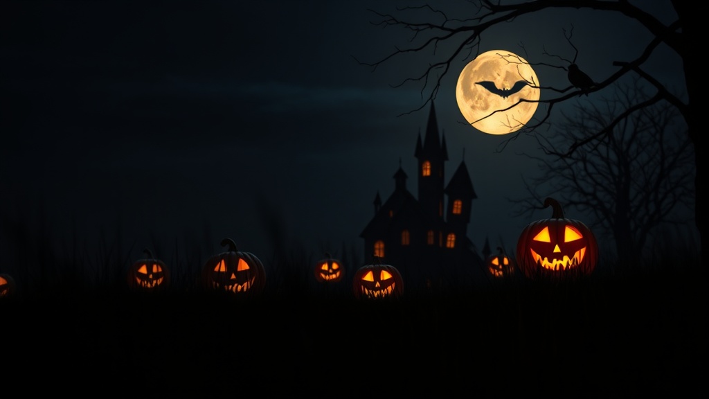 ongles halloween noir et orange