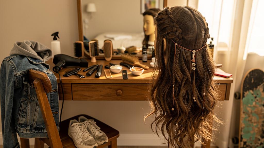Cheveux longs ado garçon : style maîtrisé, entretien pointu et options boho chic