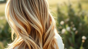 balayage miel sur cheveux ch tain clair