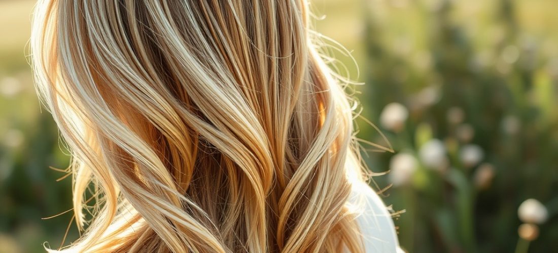 balayage miel sur cheveux ch tain clair