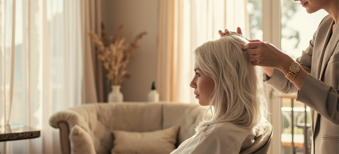 bétadine sur cheveux blancs: éviter le jaunissement