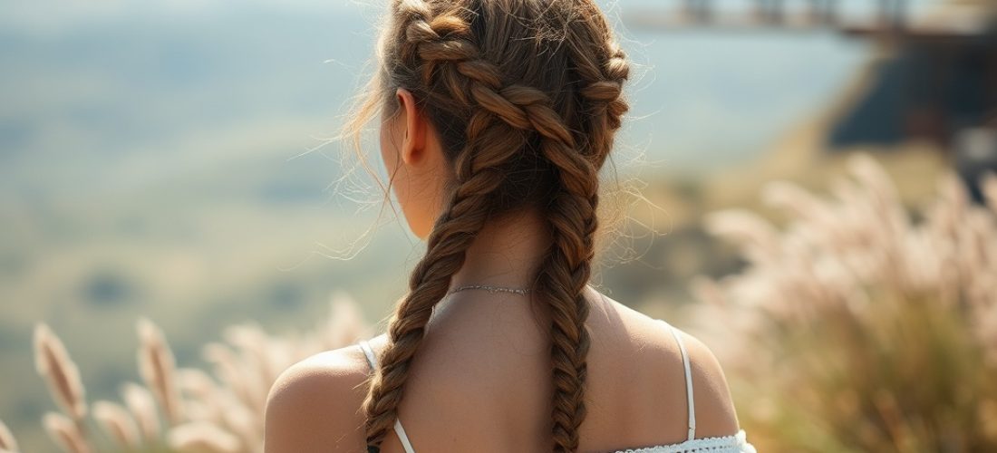 boho braids style boh me