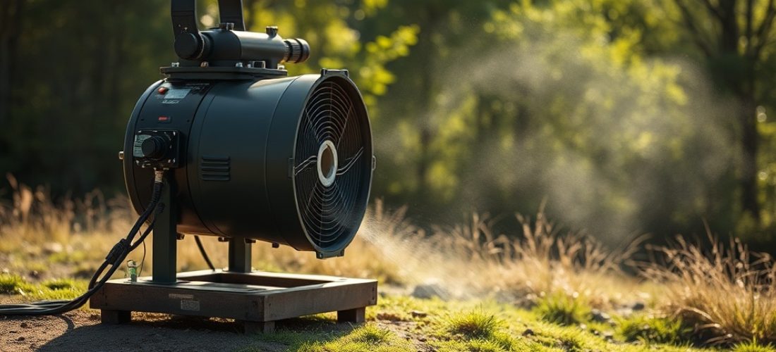 diffuseur ultrasonique en fonctionnement