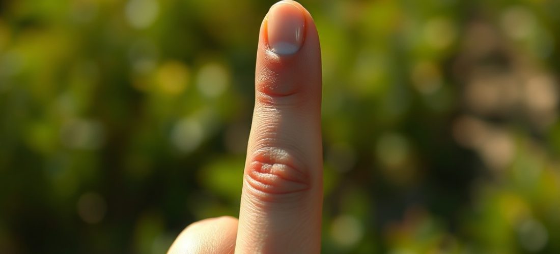 ongle fendu verticalement sur un doigt f minin