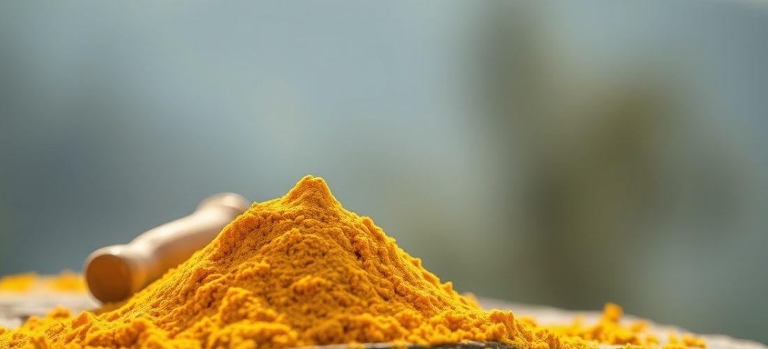 poudre de curcuma pour les soins de la peau